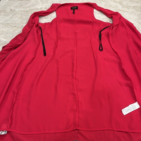 Laundry by Shelli Segal Hot Pink Sheath Dress – Ruffle Detail & Front Zip‎ | 8 - Picture 11 of 12